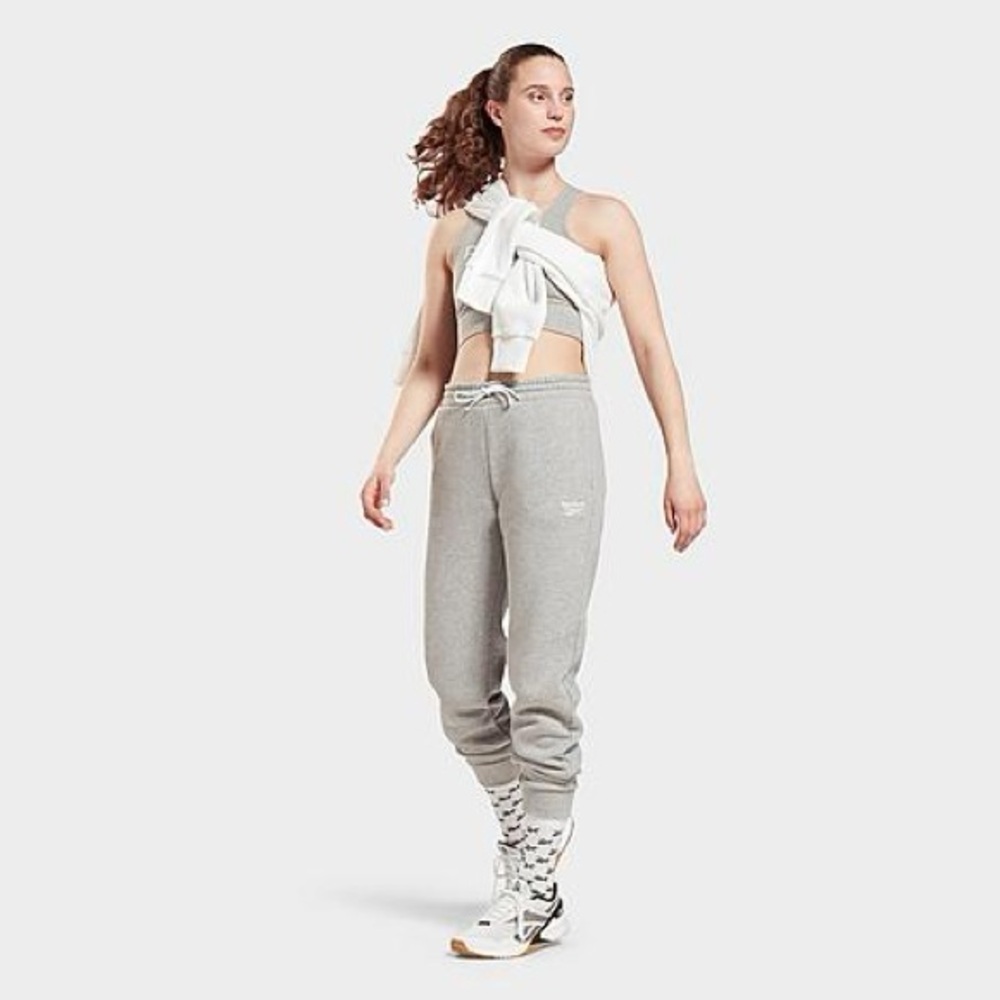 New Reebok Gray Joggers Sweatpants Identity Size XL